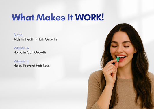 5000mcg Biotin Gummies -Blueberry