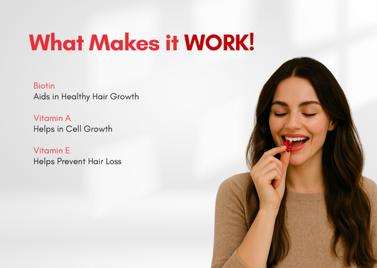 5000mcg Biotin Gummies -Cranberry