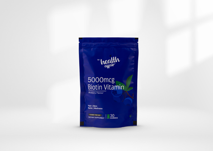 5000mcg Biotin Gummies -Blueberry