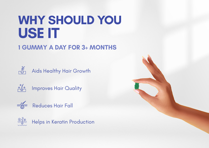 5000mcg Biotin Gummies -Blueberry