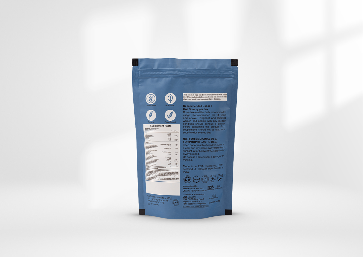 5000mcg Biotin Gummies -Cranberry