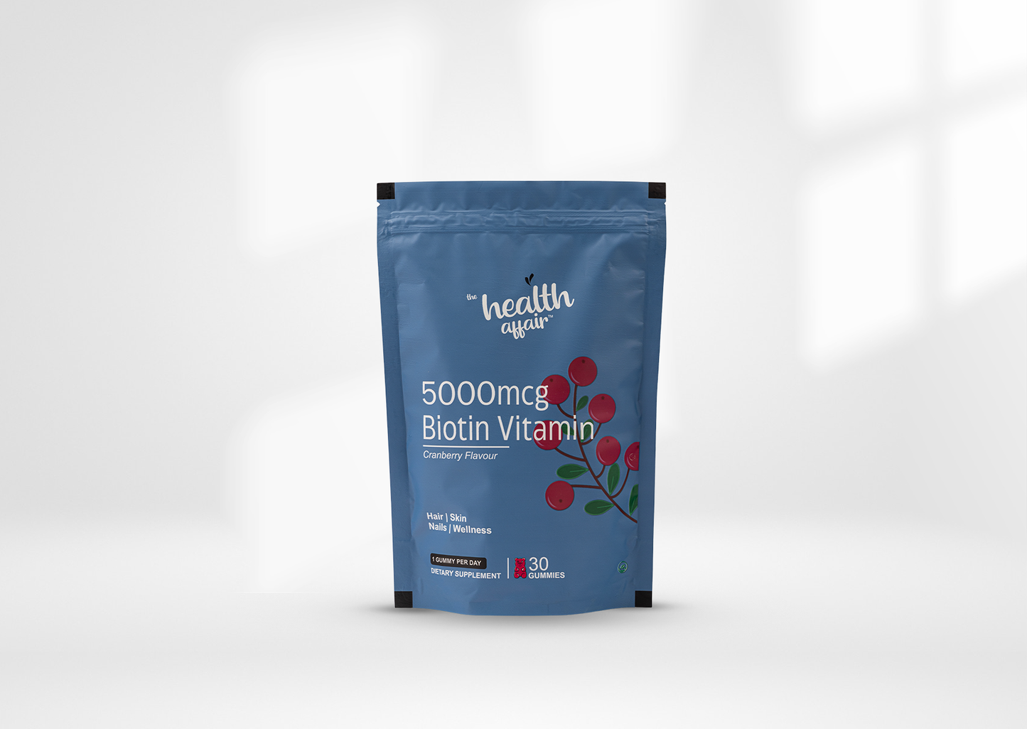 5000mcg Biotin Gummies -Cranberry