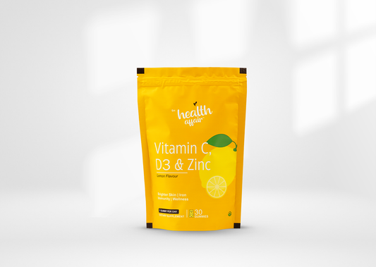Vitamin C , D3 and Zinc Gummies -Lemon